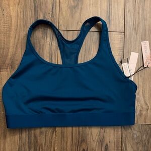 Victoria's Secret Racerback Sports Bra - Teal, new with tags (L)